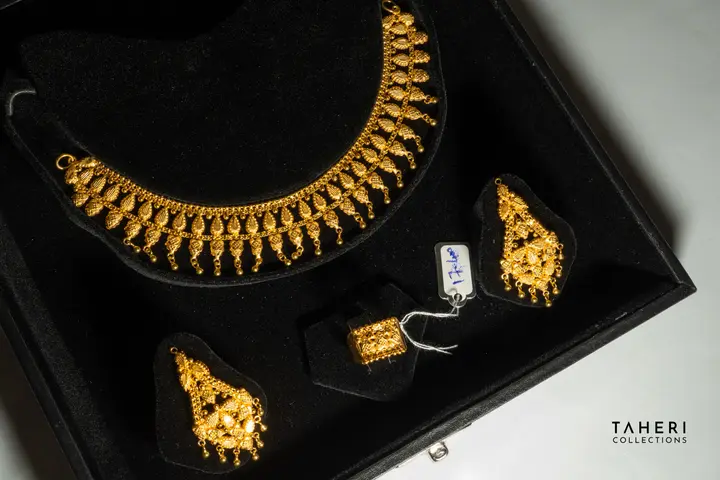Yellow Gold Gold Set design 49 by TAHERI