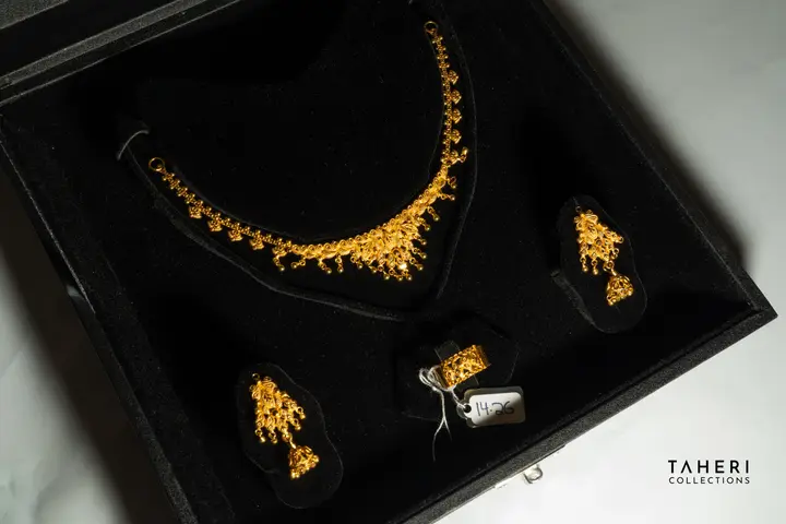 Yellow Gold Gold Set design 51 by TAHERI