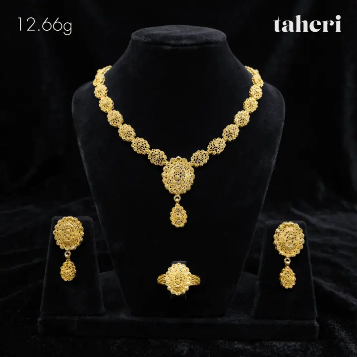 Yellow Gold Gold Set design 63 by TAHERI
