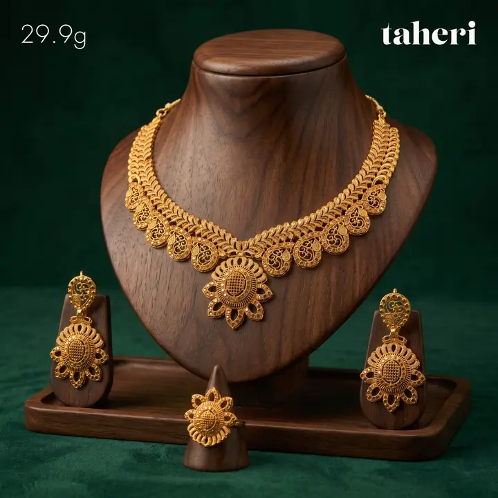 Yellow Gold Gold Set design 64 by TAHERI