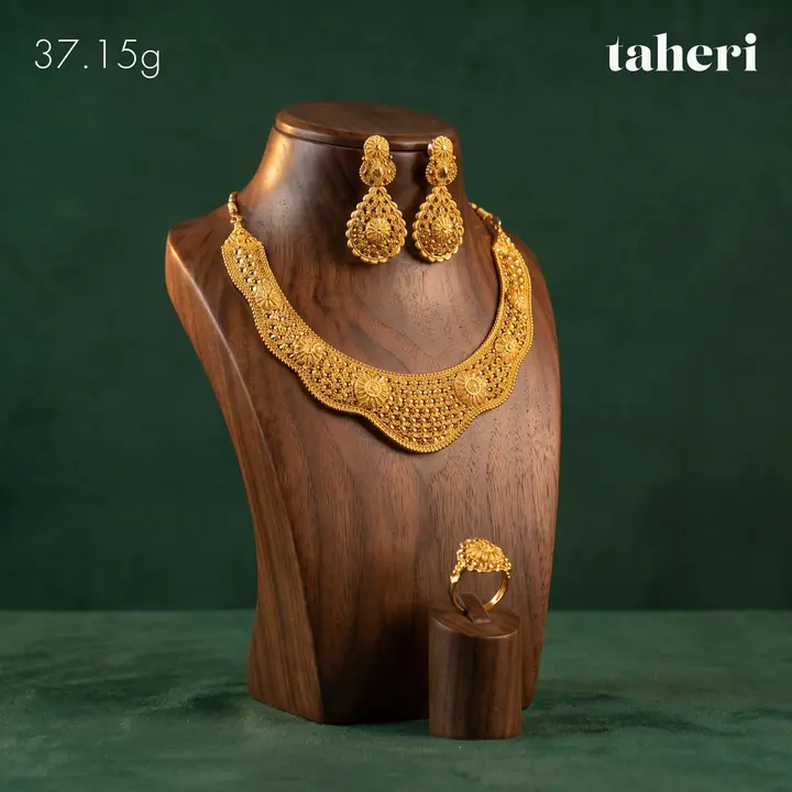 21k Yellow Gold Set design 69 by TAHERI
