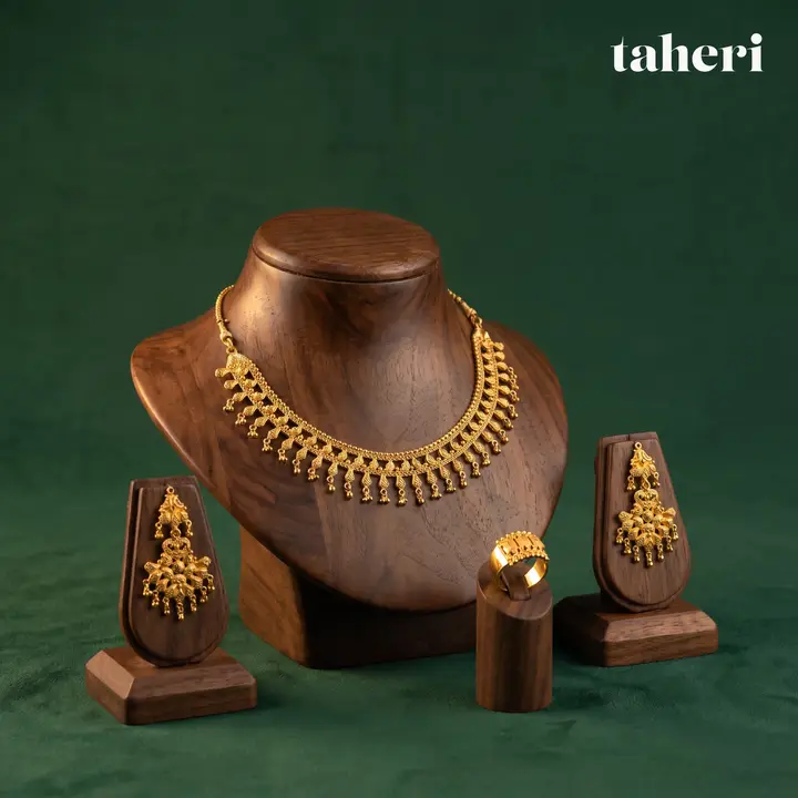 21k Yellow Gold Set design 70 by TAHERI
