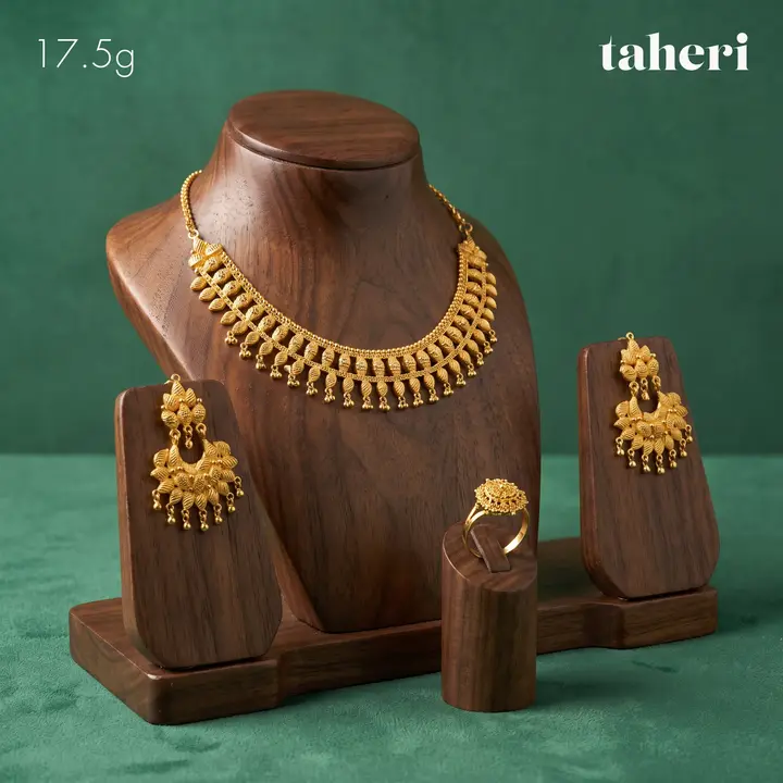 21k Yellow Gold Set design 71 by TAHERI