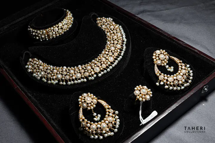 Yellow Gold Stone Set design 56 by TAHERI