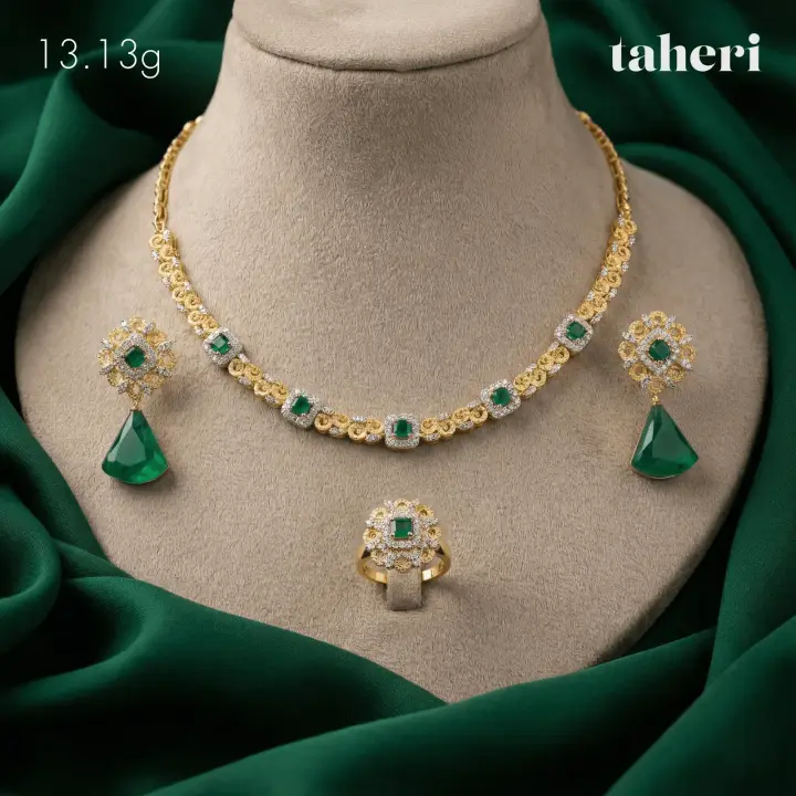 Two-Tone Stone Set design 68 by TAHERI