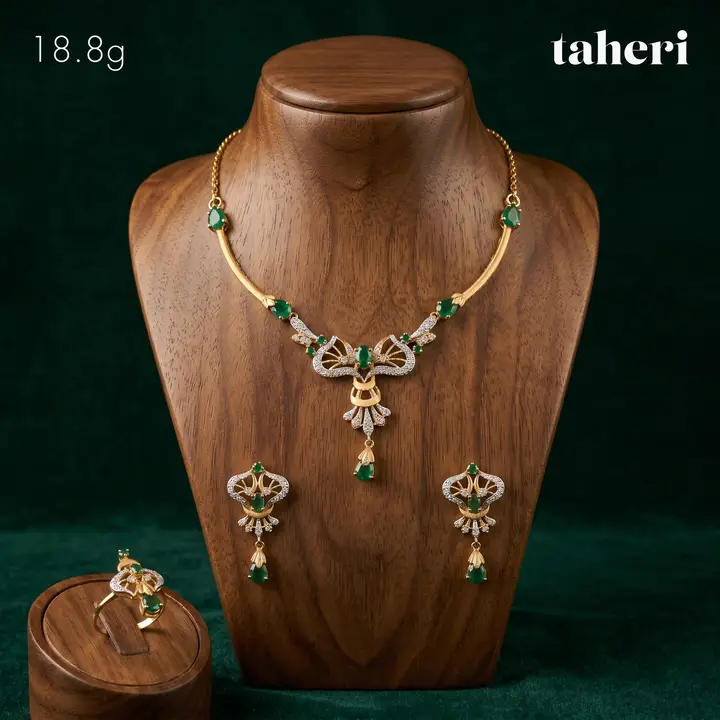 Two-Tone Stone Set design 72 by TAHERI