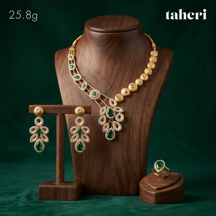 Yellow Gold Stone Set design 74 by TAHERI
