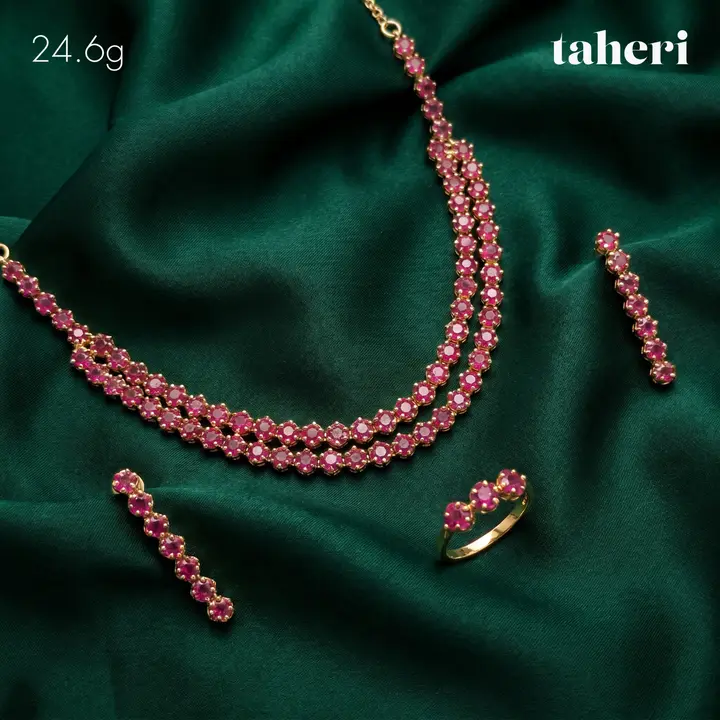 Yellow Gold Stone Set design 75 by TAHERI