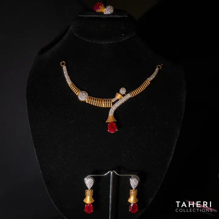 Two-Tone Stone Set design 77 by TAHERI