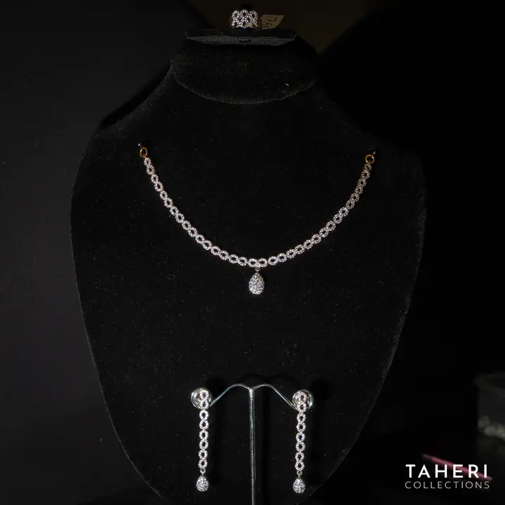 White Gold Stone Set design 86 by TAHERI