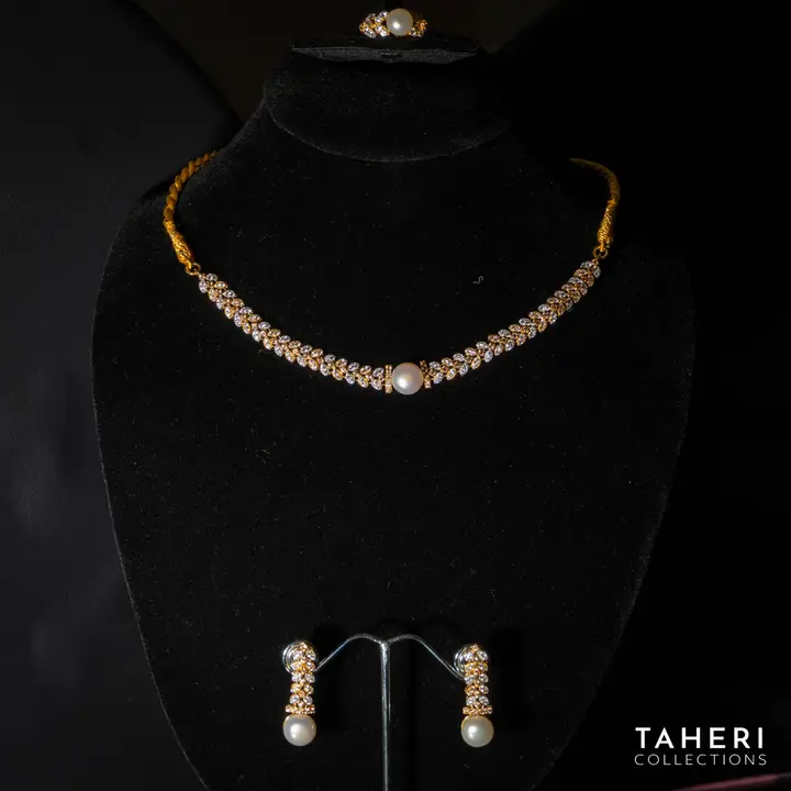 Yellow Gold Stone Set design 91 by TAHERI