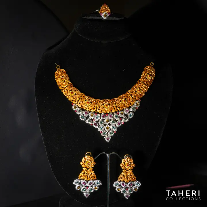 Two-Tone Stone Set design 93 by TAHERI