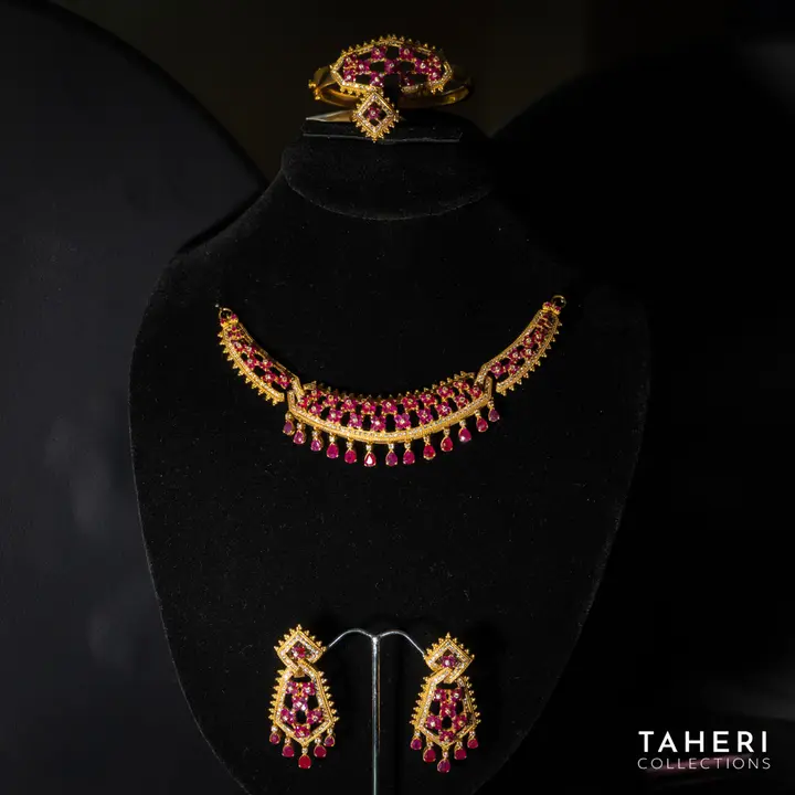 Yellow Gold Stone Set design 95 by TAHERI
