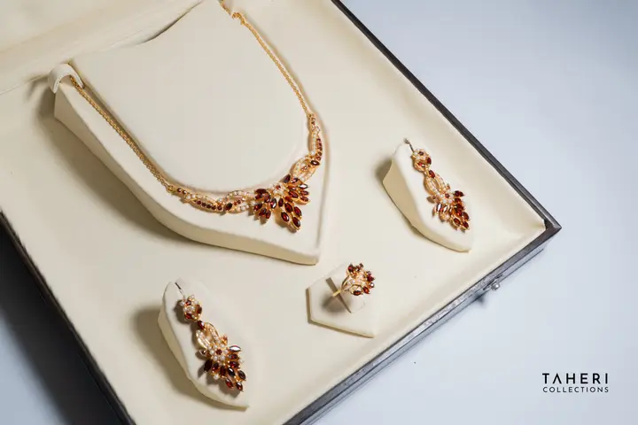 Yellow Gold Stone Set design 102 by TAHERI