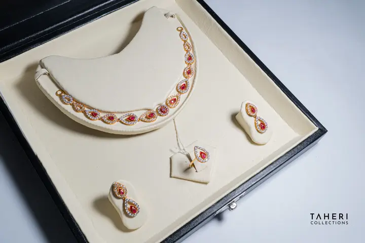Yellow Gold Stone Set design 112 by TAHERI