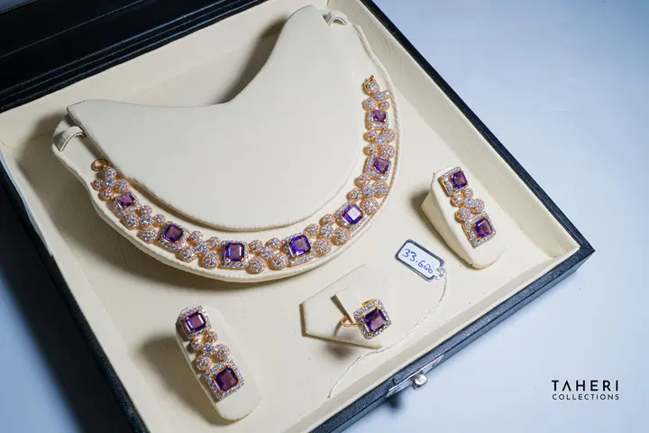 Yellow Gold Stone Set design 121 by TAHERI
