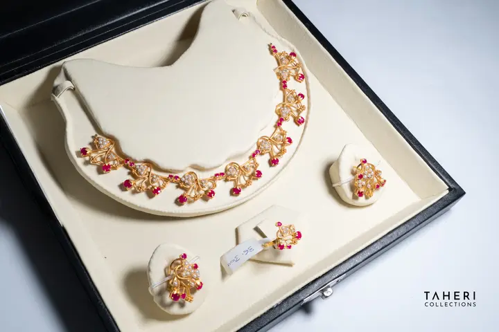 Yellow Gold Stone Set design 122 by TAHERI