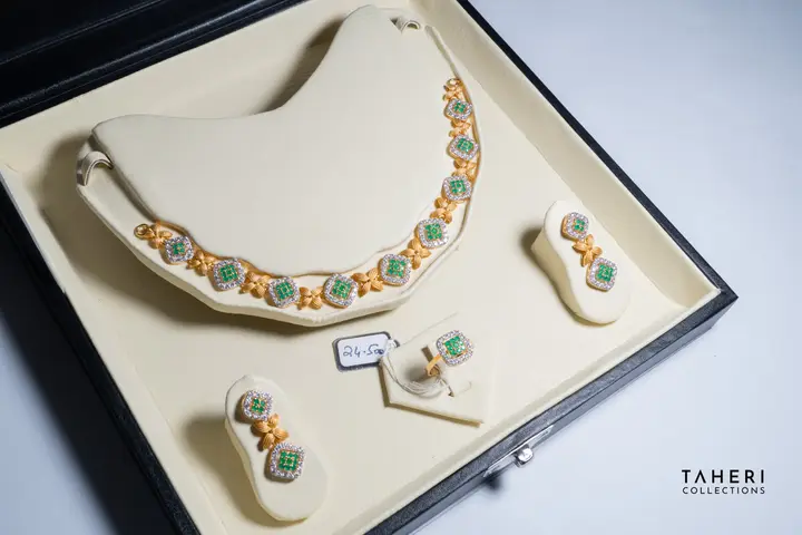Two-Tone Stone Set design 126 by TAHERI