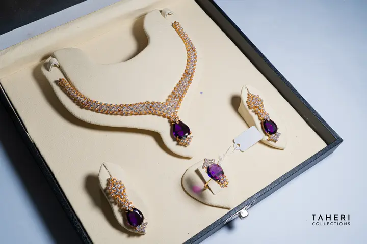 Yellow Gold Stone Set design 131 by TAHERI
