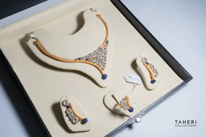 Yellow Gold Stone Set design 132 by TAHERI