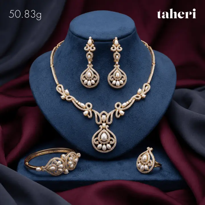 Yellow Gold Stone Set design 141 by TAHERI