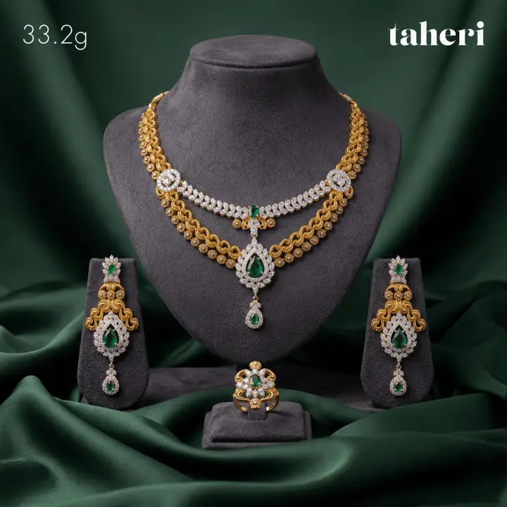 Two-Tone Stone Set design 143 by TAHERI