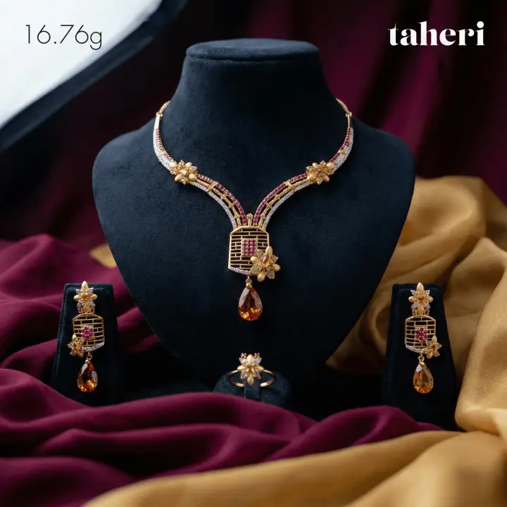 Two-Tone Stone Set design 146 by TAHERI