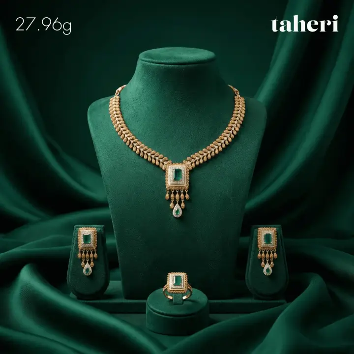 Yellow Gold Stone Set design 150 by TAHERI