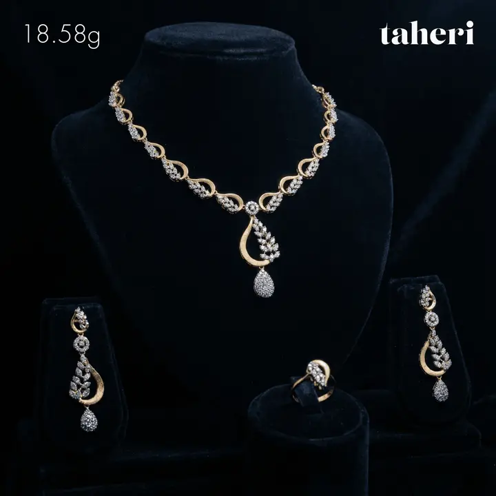 Two-Tone Stone Set design 151 by TAHERI