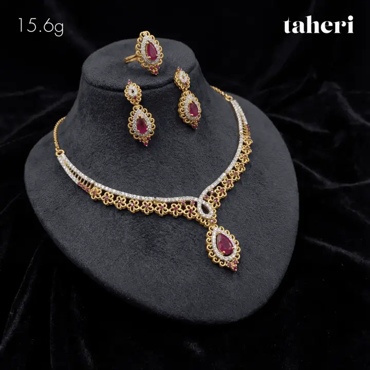 Two-Tone Stone Set design 152 by TAHERI