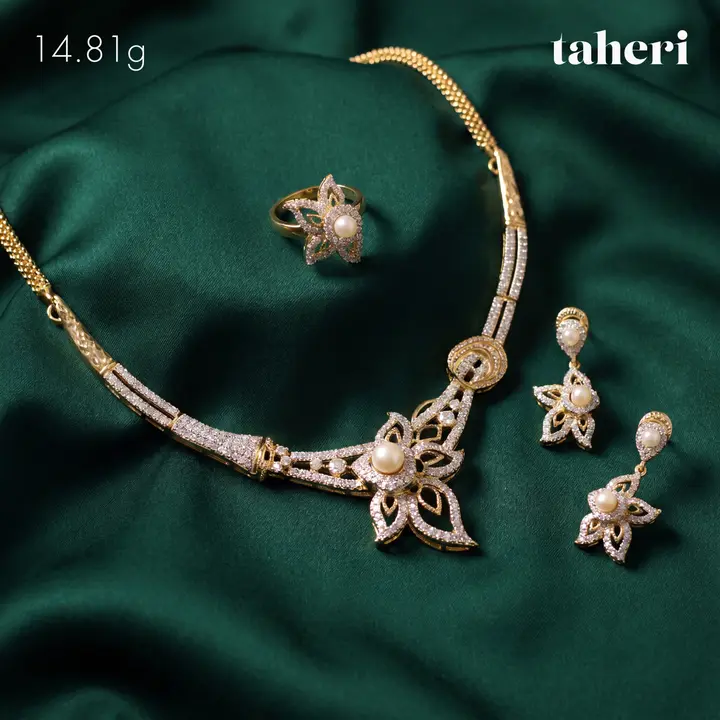 Two-Tone Stone Set design 10 by TAHERI