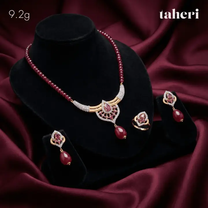 Two-Tone String Set with Ruby design 51 by TAHERI