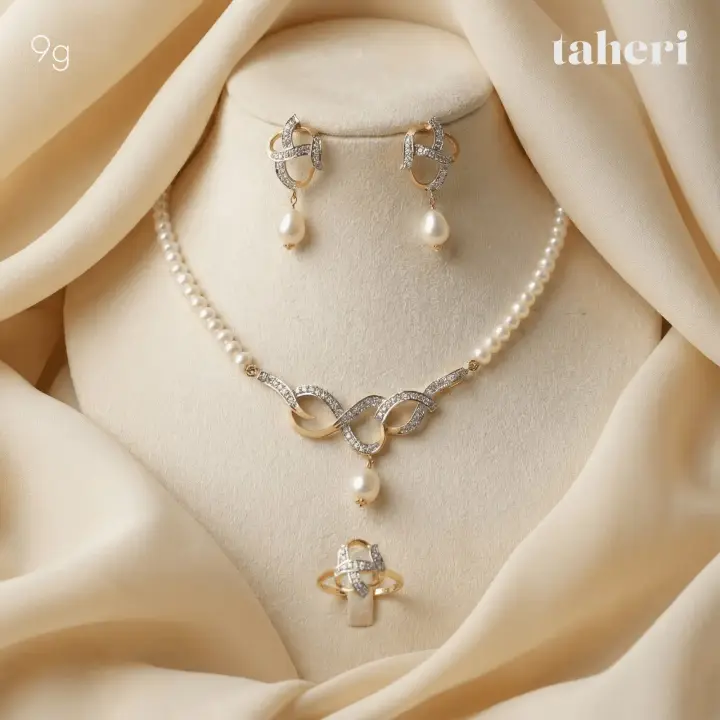 Two-Tone String Set with Pearl design 58 by TAHERI