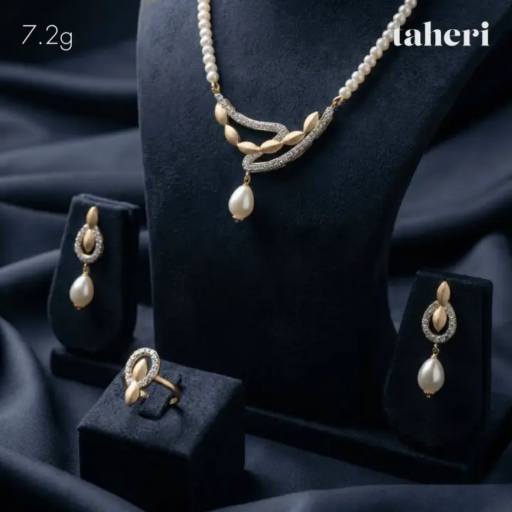 Two-Tone String Set with Pearl design 62 by TAHERI