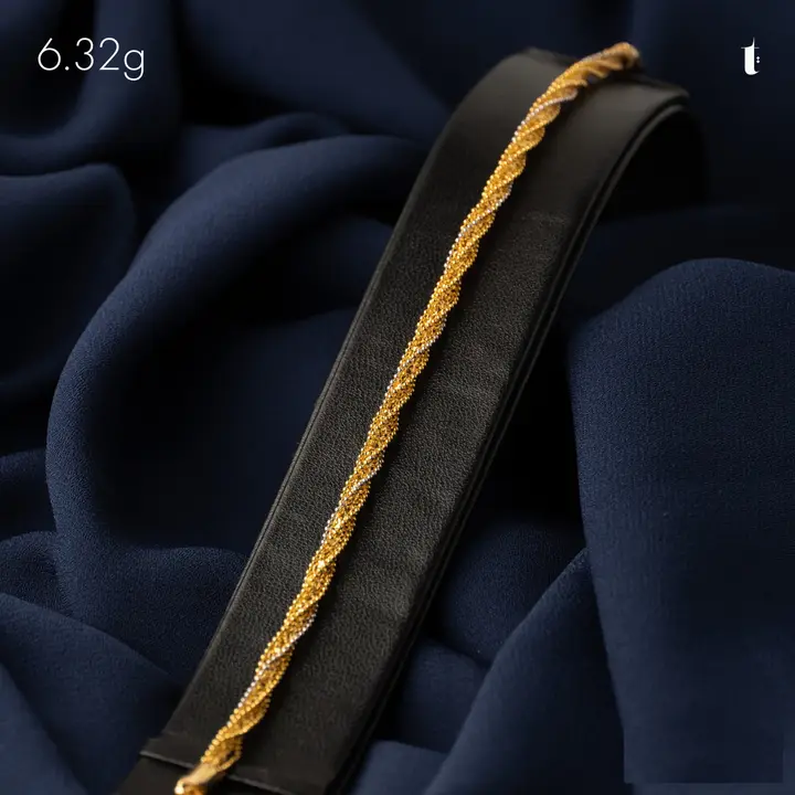 21k Two-Tone Gold Bracelet design 23 by TAHERI