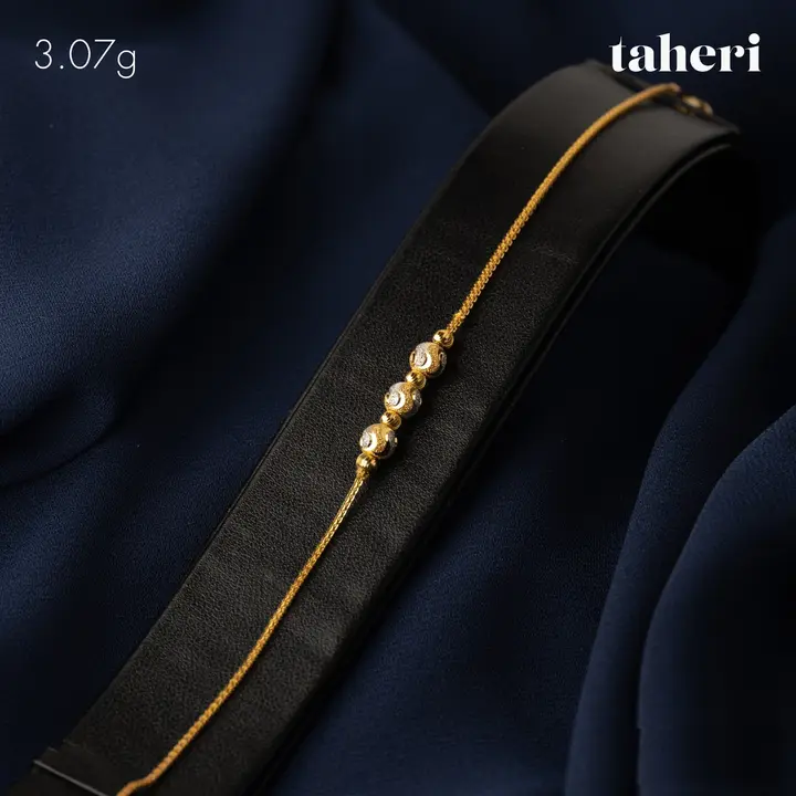 21k Two-Tone Gold Bracelet design 28 by TAHERI