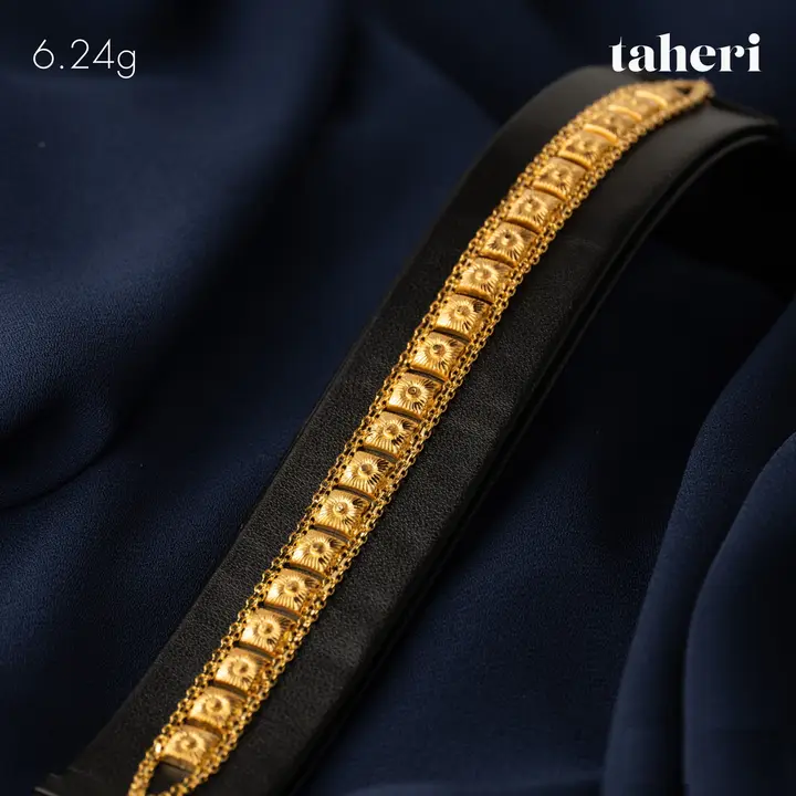 21k Yellow Gold Bracelet design 29 by TAHERI
