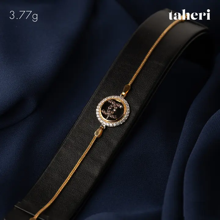 18k Two-Tone Gold The Maison with Diamond design 3 by TAHERI