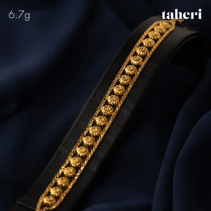 21k Yellow Gold Bracelet design 31 by TAHERI