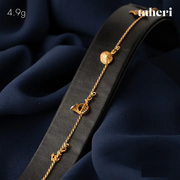 Yellow Gold Bracelet design 77 by TAHERI