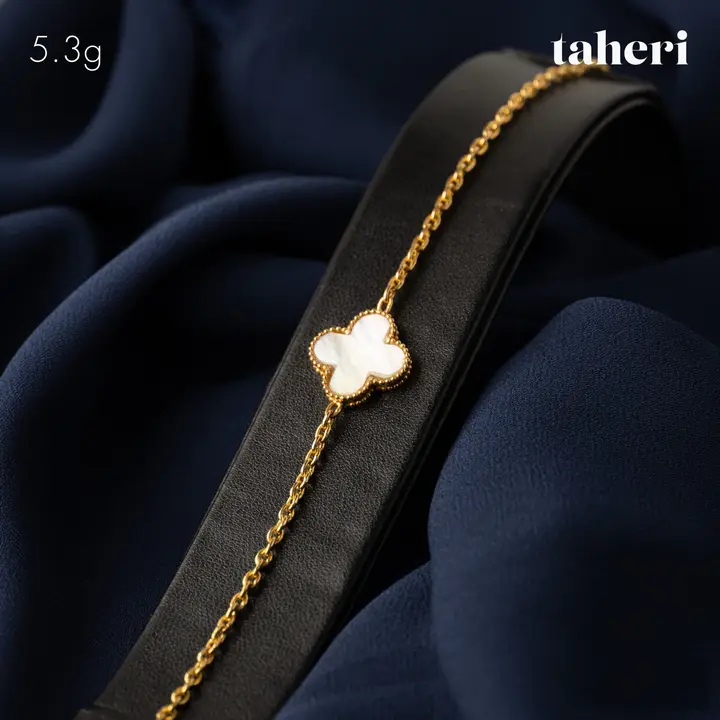 Yellow Gold Bracelet with Colored Stones design 82 by TAHERI