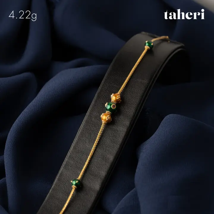 Yellow Gold Bracelet with Ruby design 89 by TAHERI
