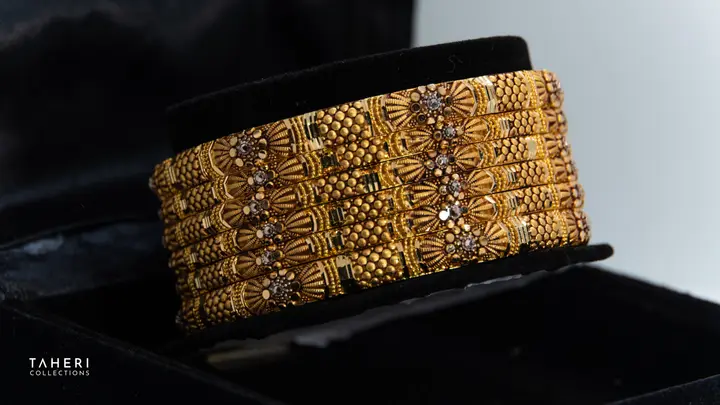 Two-Tone Bangles & Kara design 60 by TAHERI