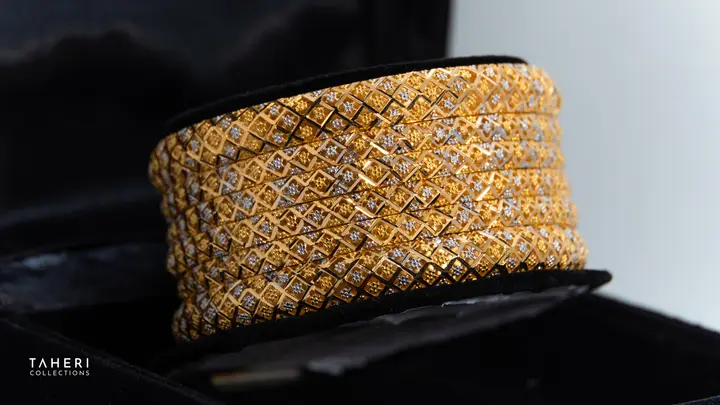 Two-Tone Bangles & Kara design 65 by TAHERI