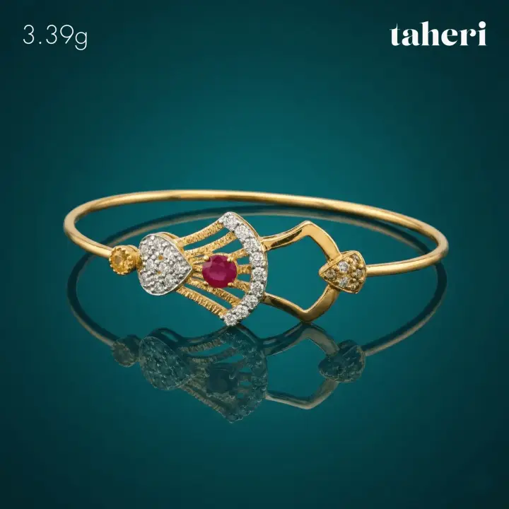 Two-Tone Bangles & Kara design 106 by TAHERI