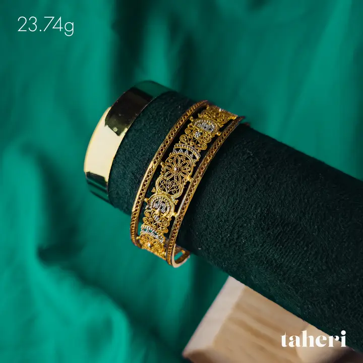 Two-Tone Bangles & Kara design 124 by TAHERI