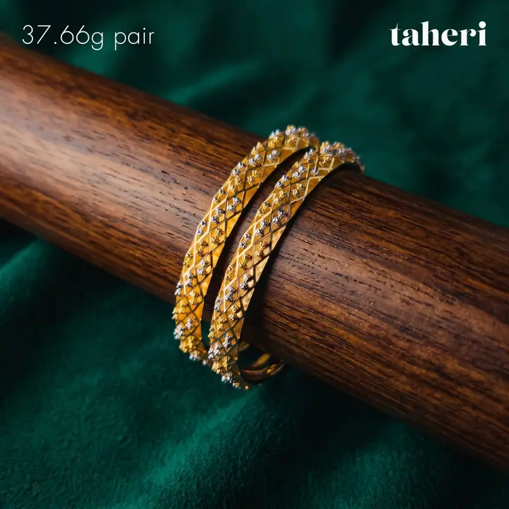 Two-Tone Bangles & Kara design 133 by TAHERI