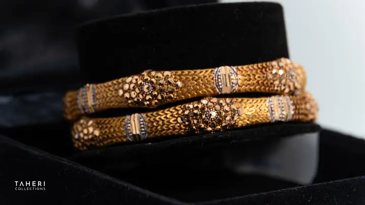 Two-Tone Bangles & Kara design 171 by TAHERI
