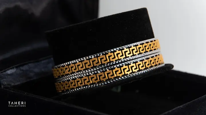 Two-Tone Bangles & Kara design 176 by TAHERI