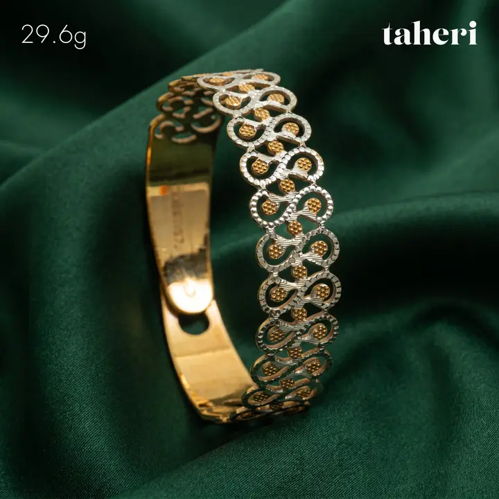Two-Tone Bangles & Kara design 201 by TAHERI
